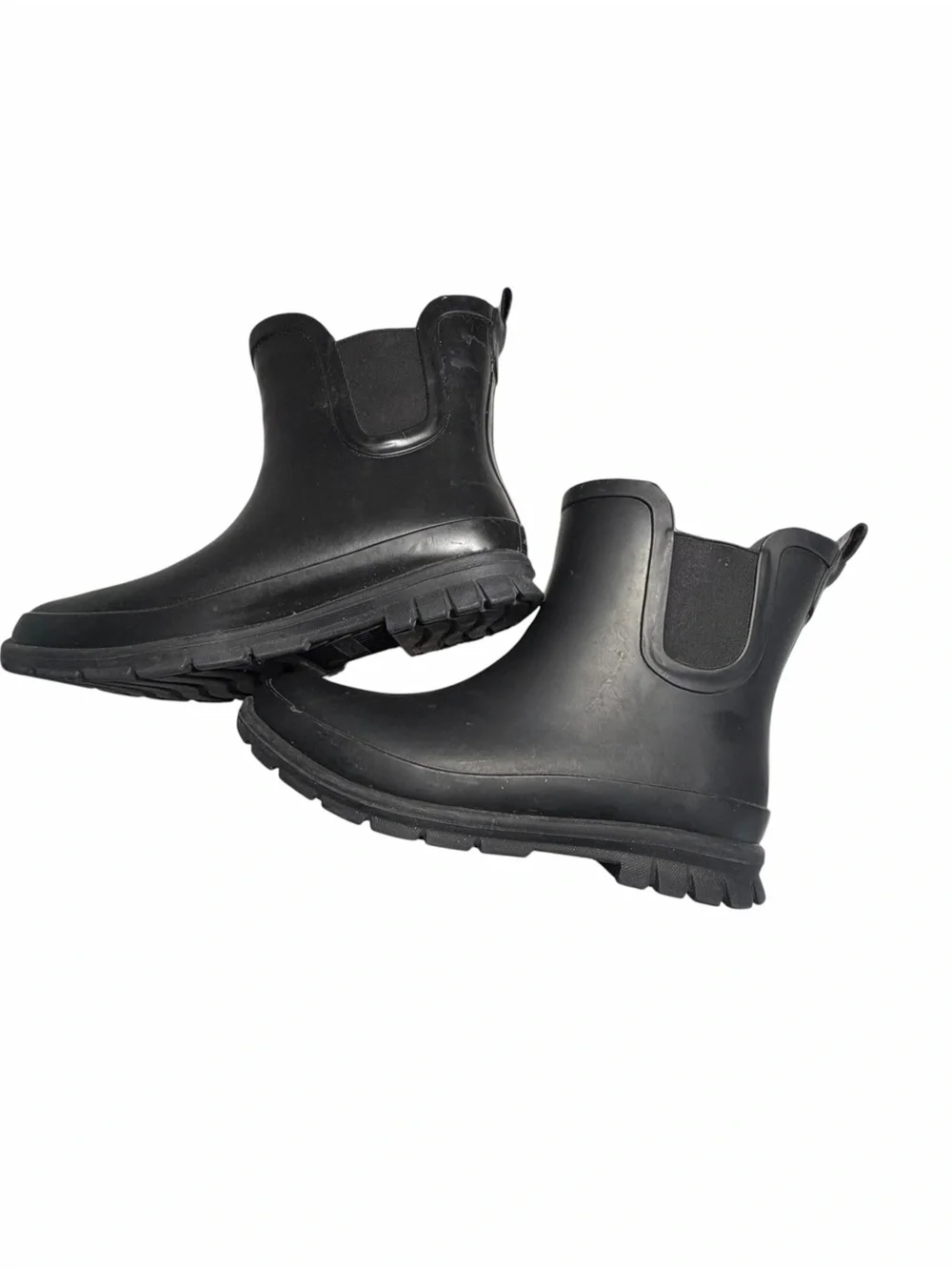 Eddie Bauer Hailey Women’s Black Waterproof Lined Rain Boots Sz 9